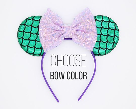 Discover Mermaid Mouse Ears Headband | Scales Mouse Ear Headband