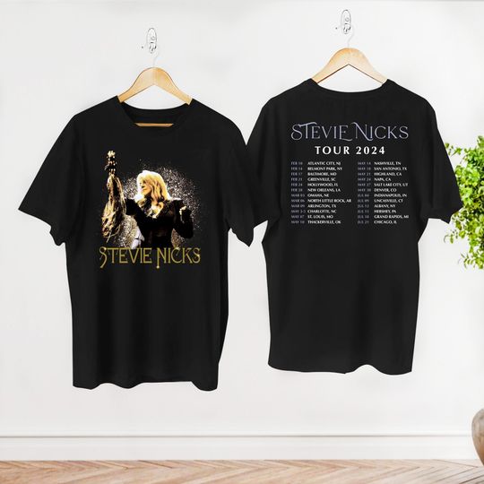 Discover Stevie Nicks 2024 Tour Shirt, Graphic Stevie Nicks Shirt