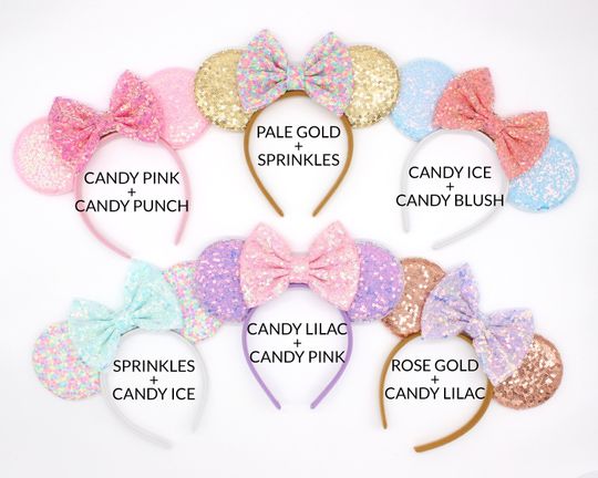 Discover Mouse Ears 500+ Colors | Rose Gold Mouse Ears