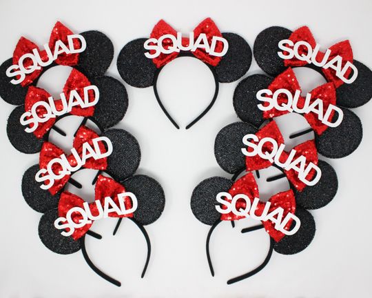 Discover Squad Party Mouse Ears | Bachelorette Party Mouse Ears