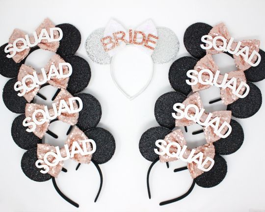 Discover Bachelorette Party Mouse Ears | Bridal Party Mouse Ears