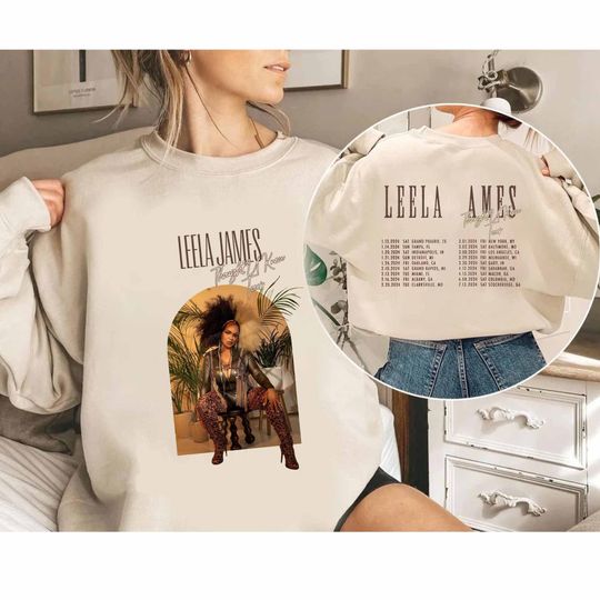 Discover Leela James Thought U Knew 2024 Tour Sweatshirt