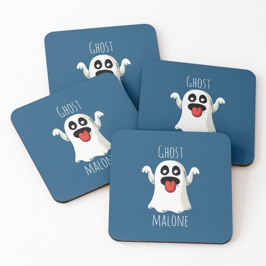Discover Ghost Malone Spooky128 Coasters
