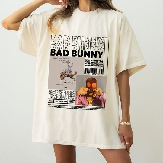 Discover Bad Bunny Shirt, Most Wanted Tour Shirt, Nobody Knows What Will Happen Tomorrow Shirt