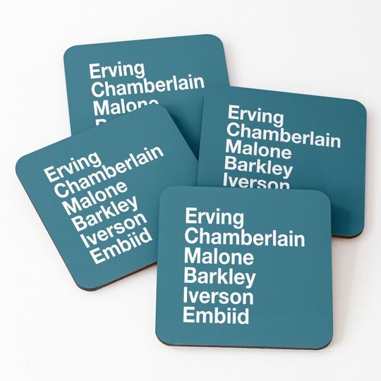 Discover Joel Embiid amp Sixers Legends Coasters