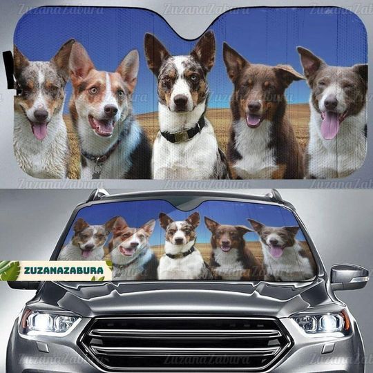 Discover Australian Koolies Funny Car Sun Shade