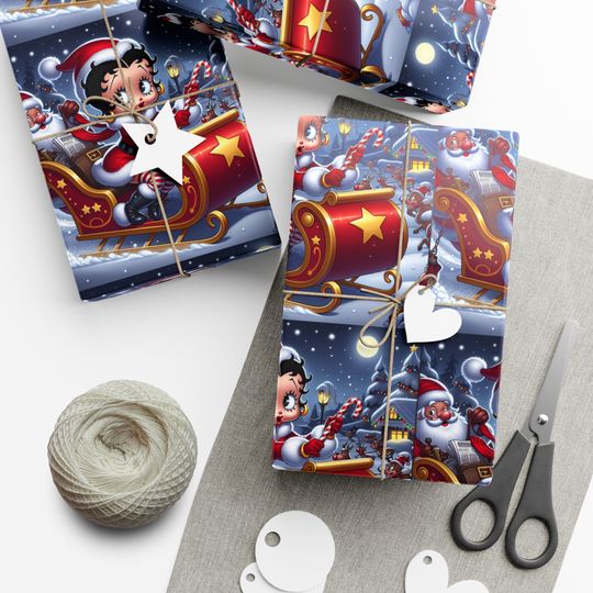 Discover Betty Boop 2 Gift Wrap Papers