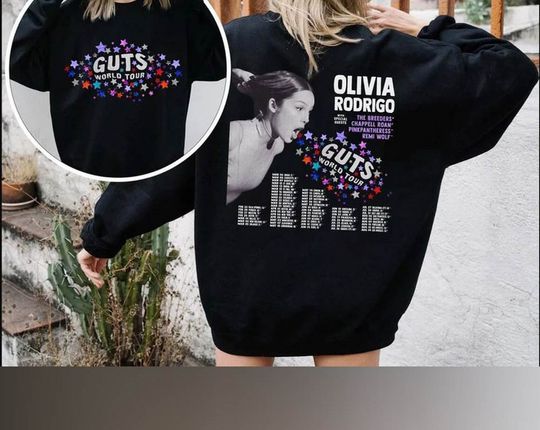 Discover Olivia Guts Tour Shirt, Guts Tour Date 2024 Sweatshirt