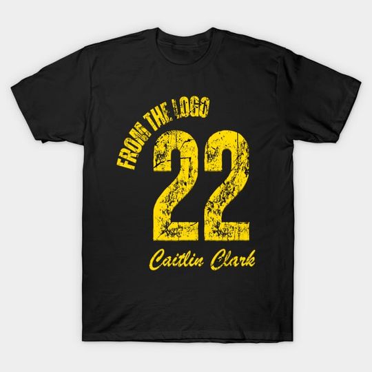 Discover Distressed logo Caitlin Clark - Distressed Logo Caitlin Clark - T-Shirt