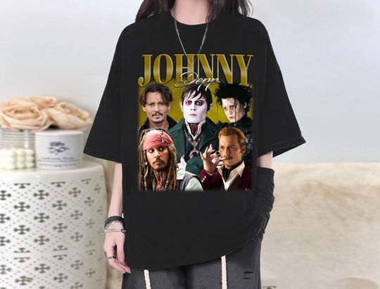 Discover Johnny Depp Actor Graphic T-Shirt