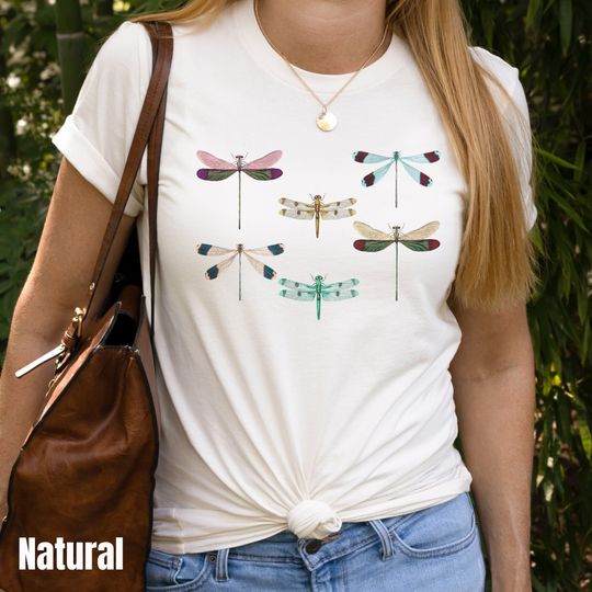 Discover Dragonfly Insect Boho T-Shirt