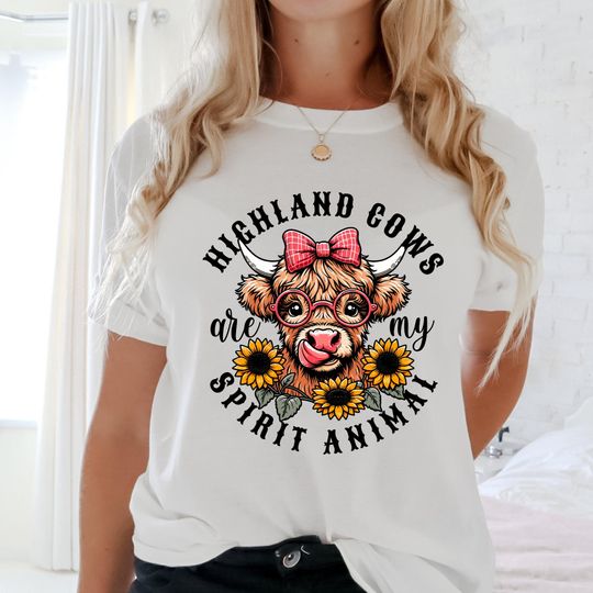 Discover Funny Highland Cow Shirt, Cow Lover Shirt