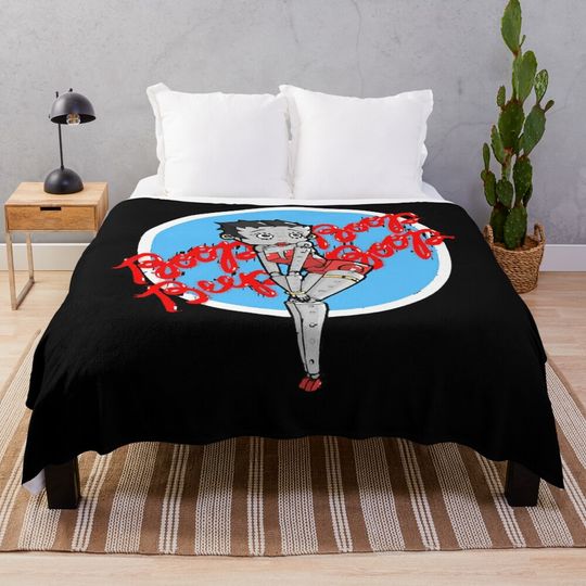 Discover Startling Facts About Betty Boop That You Never Knew Throw Blanket