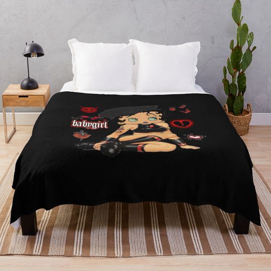 Discover Betty Boop Babygirl  Throw Blanket