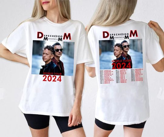 Discover 2024 Depeche Mode Memento Mori World Tour T-Shirt