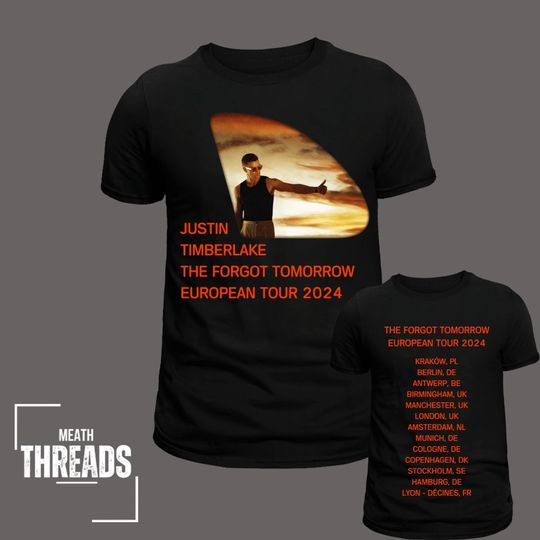 Discover The Forgot Tomorrow European Tour 2024 T-Shirt