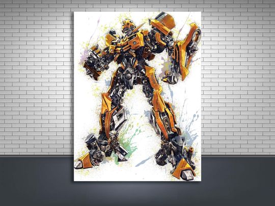 Discover Bumblebee Canvas, Gallery Canvas, Transformers, Wall Art, Man Cave