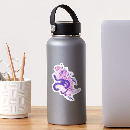 Discover Moon Snake Sticker