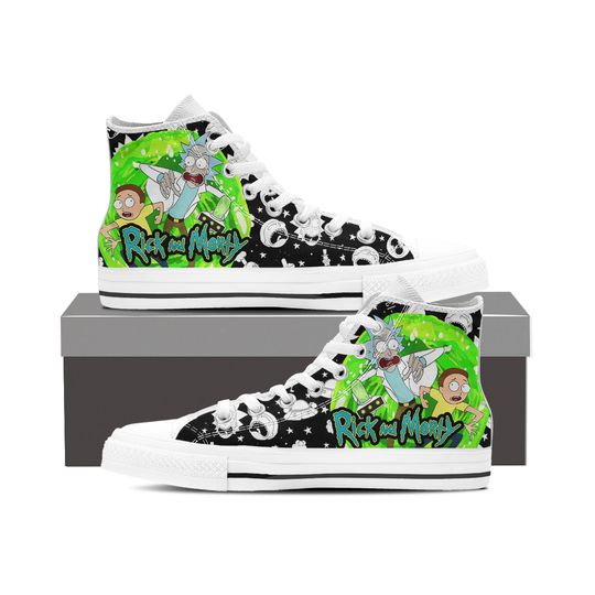 Discover Rick and Rickandmorty High Top Sneakers
