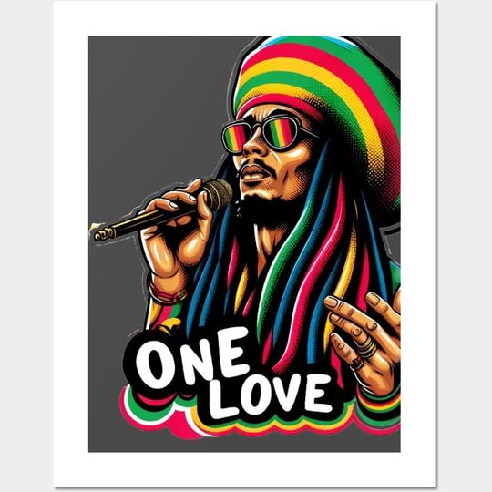 Discover Bob Marley One Love Poster, Bob Marley Reggae Poster