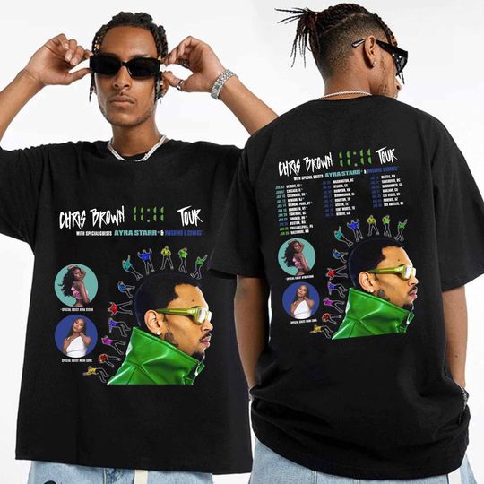 Discover Chris Brown 11:11 Tour 2024 Shirt
