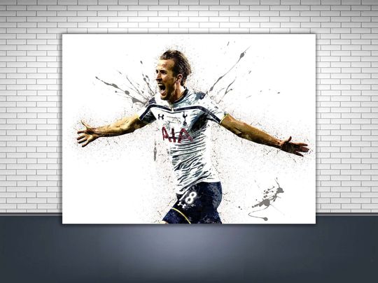 Discover Harry Kane Canvas, Gallery Canvas, Man Cave, Kids Room, Game Room, Bar