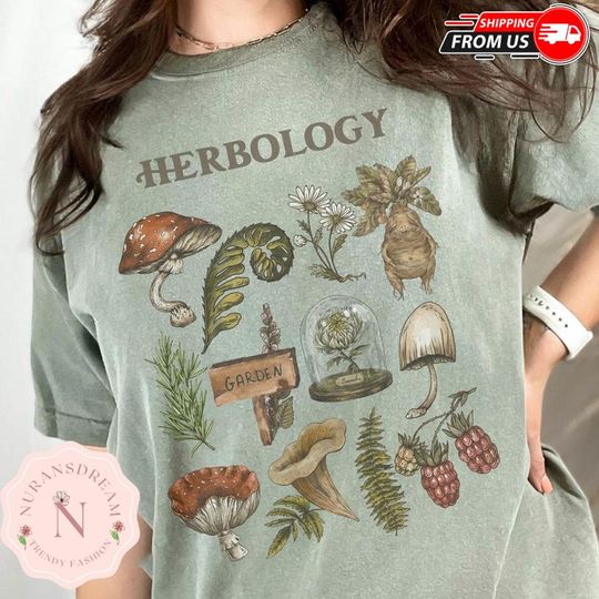 Discover Harry Herbology Book Nerd Magic Bookworm Shirt, Herbology Plants Shirt