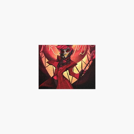 Discover Alastor Hazbin Hotel Jigsaw Puzzle, Hazbin Hotel Fan Gift