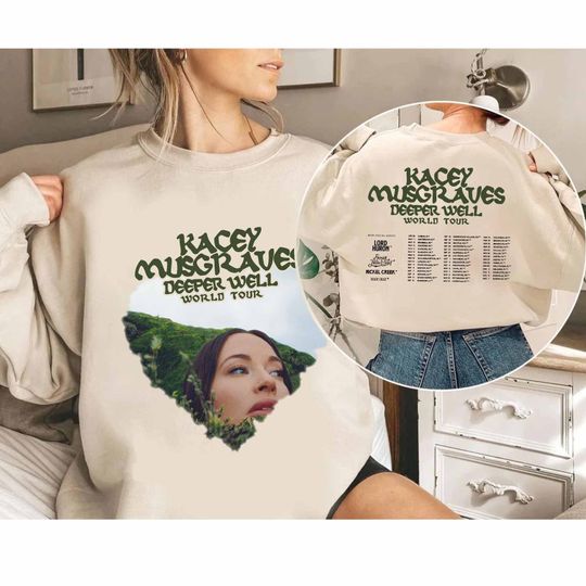 Discover Kacey Musgraves - Deeper Well World Tour 2024 Sweatshirt