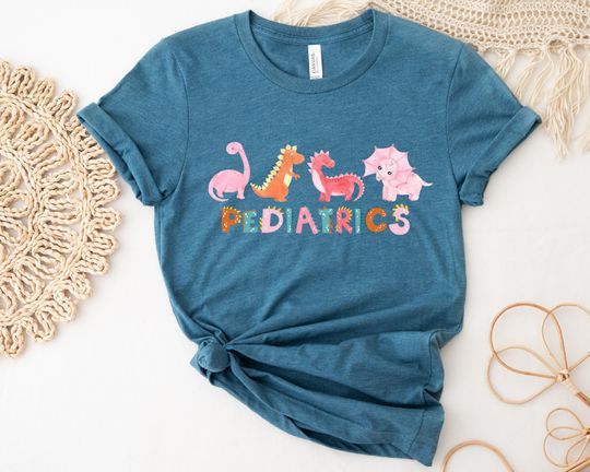 Discover Pediatrics Nurse Shirt, Pediatrics Dinosaurs Shirt