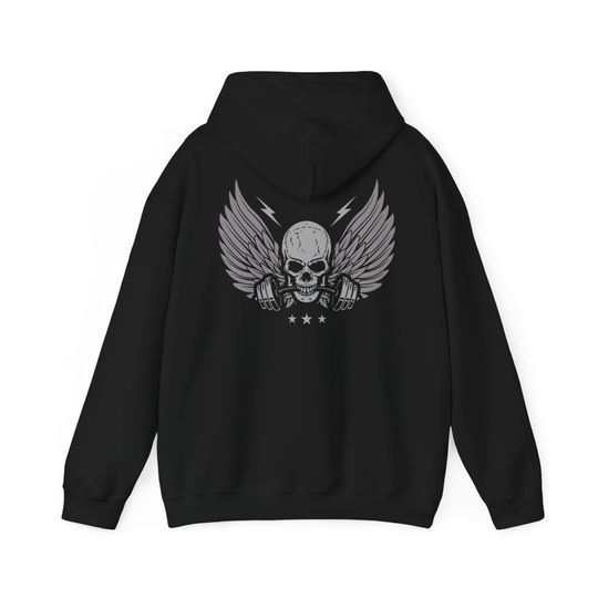 Discover Skull with Wings Hoodie
