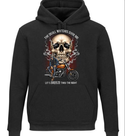 Discover The Skull Watches Over Us Hoodie
