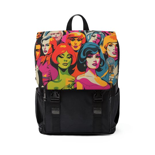 Discover Vintage Unisex Casual Shoulder Backpack