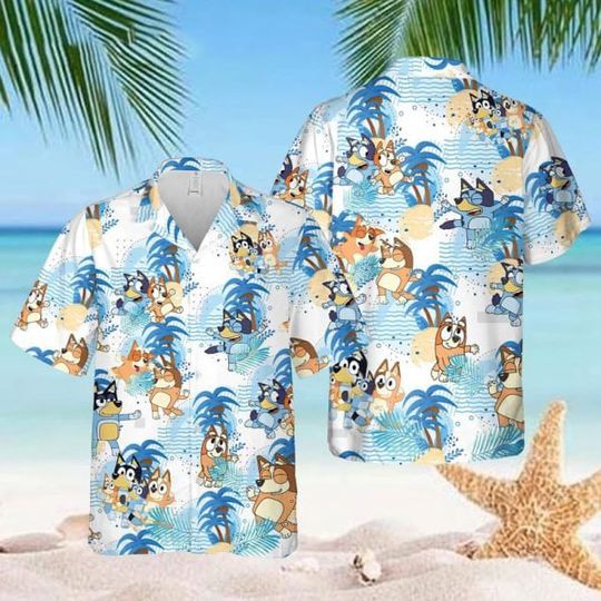 Discover BlueyDad Dog Hawaiian Shirt