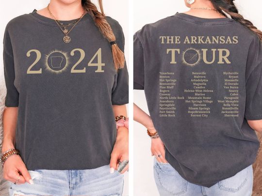 Discover ARKANSAS Solar Eclipse 4.08.2024 Shirt