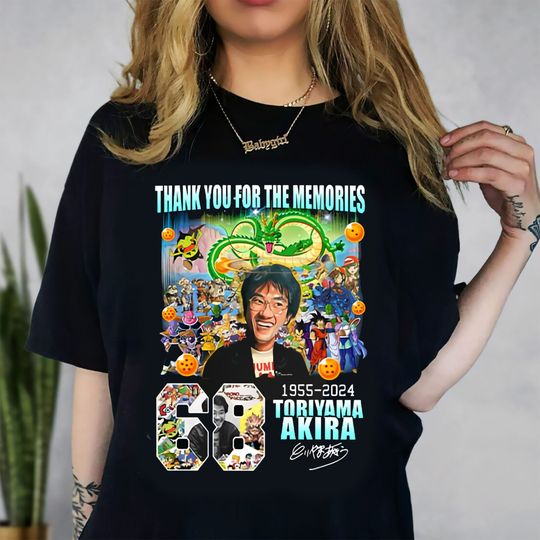Discover Akira Toriyama Shirt, Akira Toriyama RIP Shirt