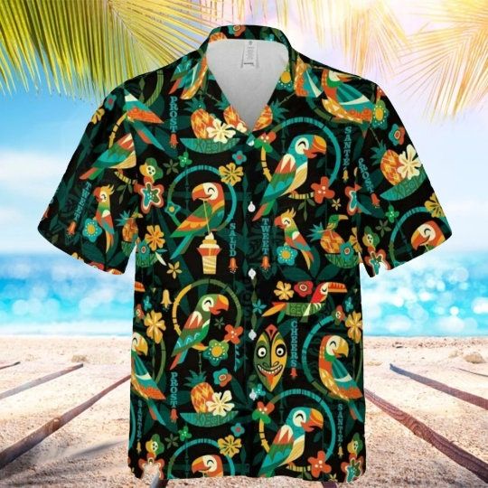 Discover Native Tiki Parrot Cheers 3D Shirt