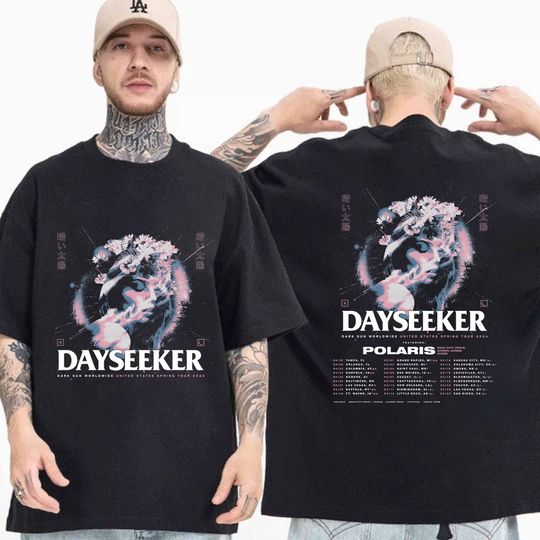 Discover Dayseeker Dark Sun Spring 2024 Tour Shirt, Dayseeker 2024 Concert Tee