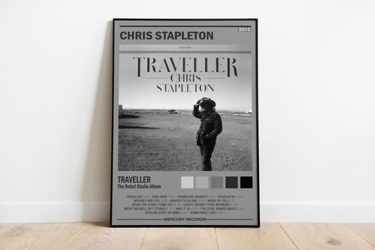 Discover Chris Stapleton Poster, Chris Stapleton Album Cover Poster