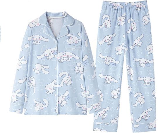 Discover Cute Cartoon Cinnamoroll Pajamas Set
