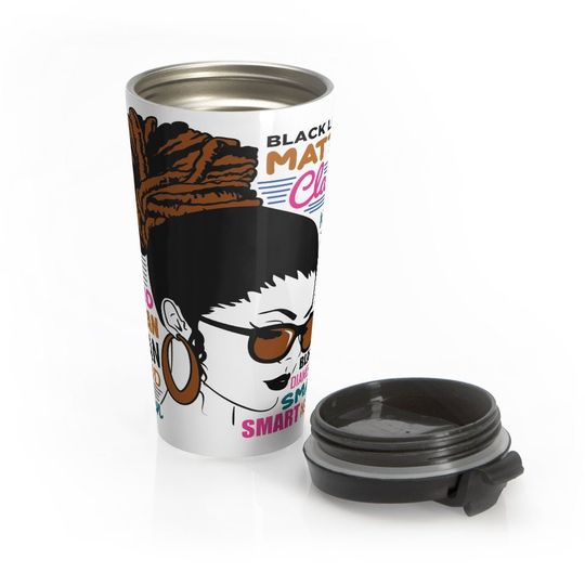 Discover Classy Strong Melanin Woman Cute Coffee Travel Mug