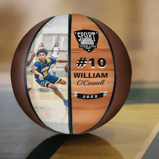 Discover Team Logo Player Number Photo Athletic Achievement Basketball