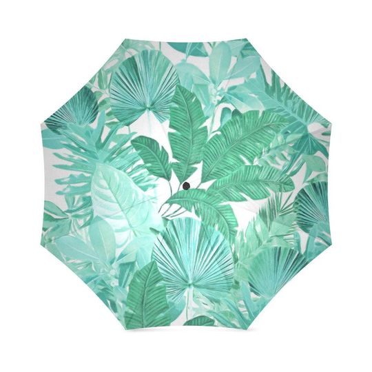 Discover Tropical Leaf Green Palm Tree Umbrella