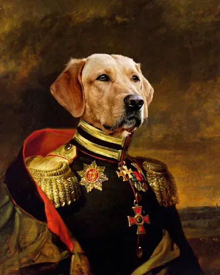 Discover Custom Pet King Portrait Premium Matte Vertical Posters