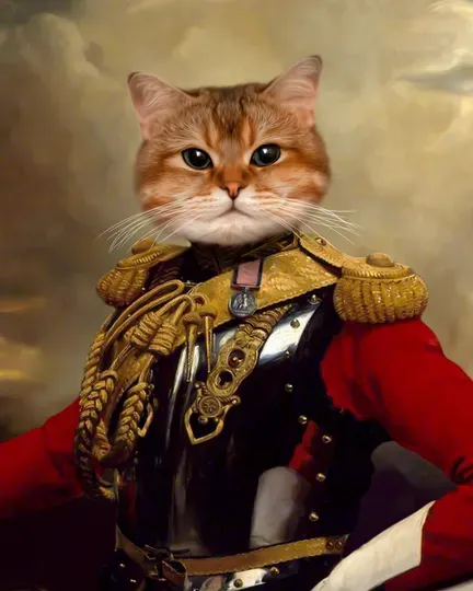 Discover Custom Royal Dog Cat Portrait Premium Matte Vertical Posters