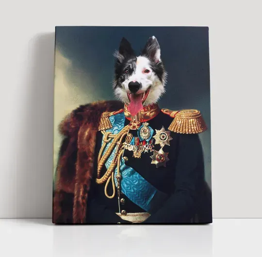 Discover Custom Pet Portrait of Royalty Premium Matte Vertical Posters