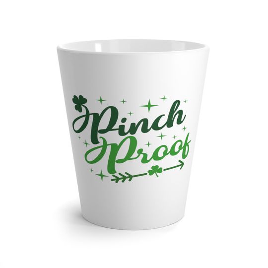 Discover St. Patrick's Day Pinch Proof Latte Mug | Coffee Mug