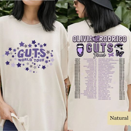 Discover Olivia Guts Tour Shirt, Guts Tour 2024 Shirt