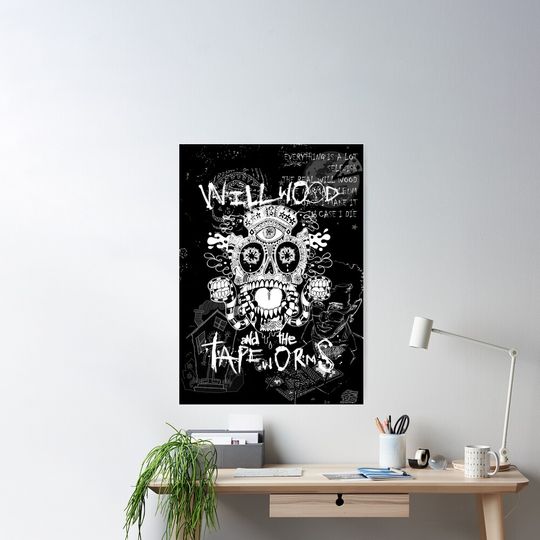 Discover Will Wood and The Tapeworms Design Poster