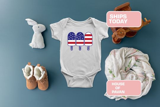Discover Fourth of July Onesie, Independence day Onesie
